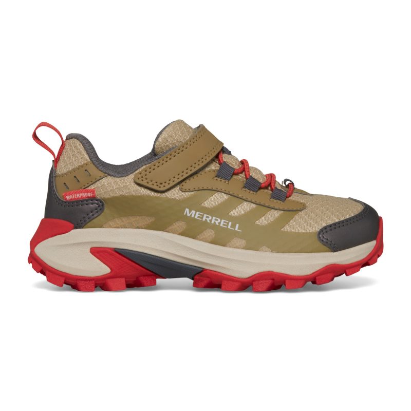 moab speed 2 low ac waterproof sneaker bigkid coyote coyote 1