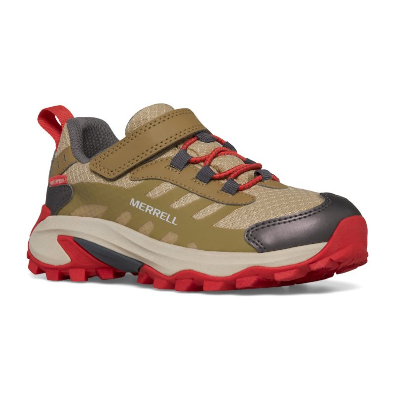 moab speed 2 low ac waterproof sneaker bigkid coyote coyote 2