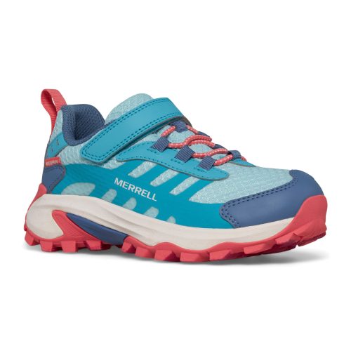 moab speed 2 low ac waterproof sneaker bigkid turq coral 2