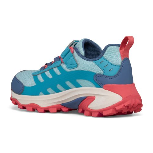 moab speed 2 low ac waterproof sneaker bigkid turq coral 3