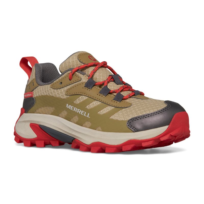 moab speed 2 low waterproof sneaker bigkid coyote coyote 2