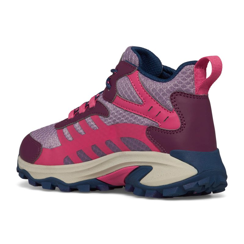 moab speed 2 mid waterproof hiker bigkid berry navy 3