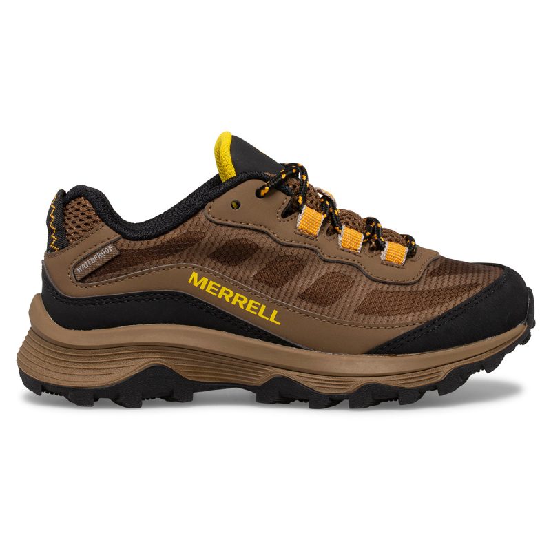 moab speed low waterproof sneaker bigkid walnut 1