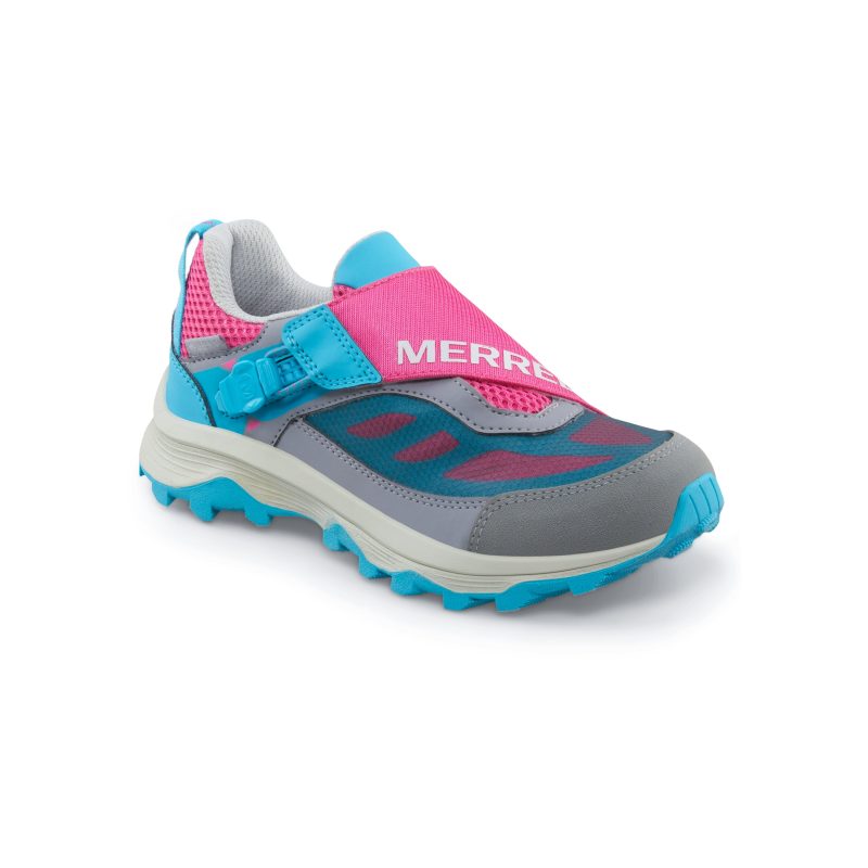 moab speed low ziptrek waterproof sneaker bigkid grey turquoise berry 2