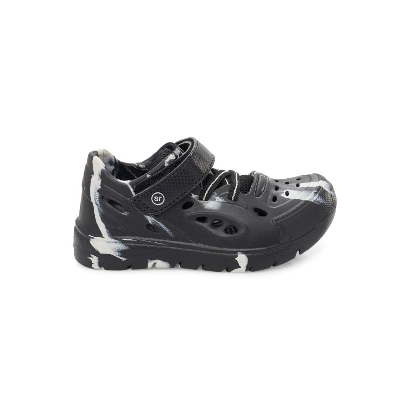 oceano sandal littlekid black white black white 1