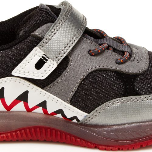 pierce sneaker littlekid grey red 1