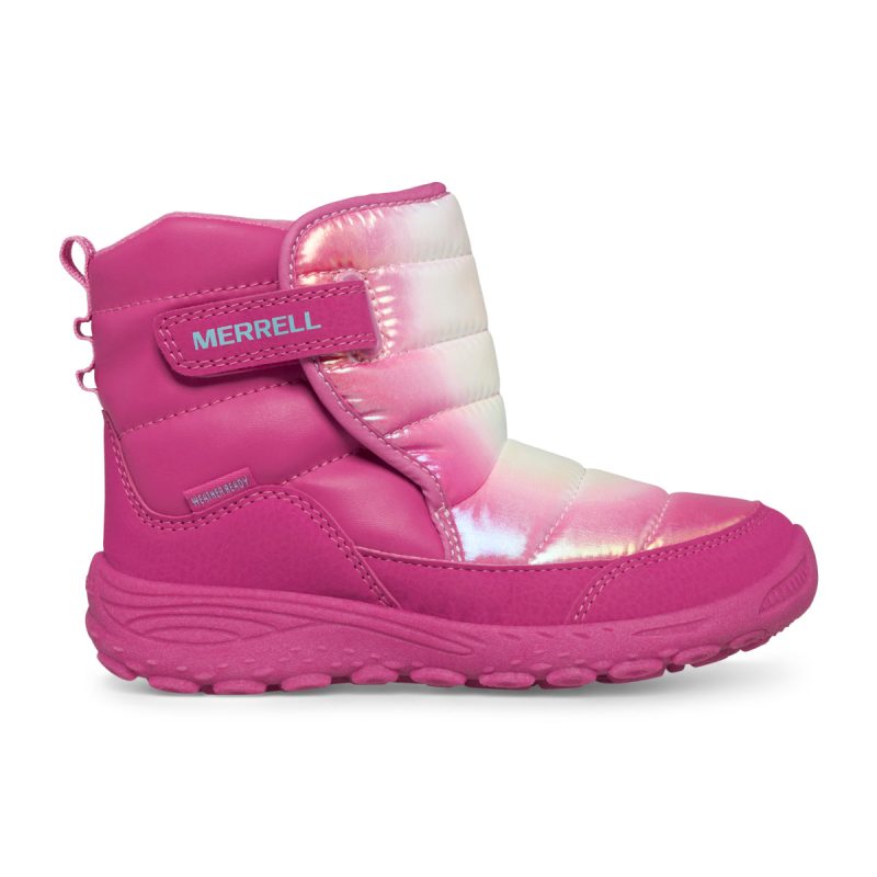 polar puffer boot bigkid pink multi 1