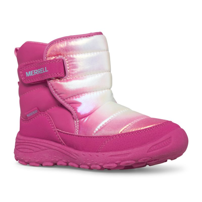 polar puffer boot bigkid pink multi 2