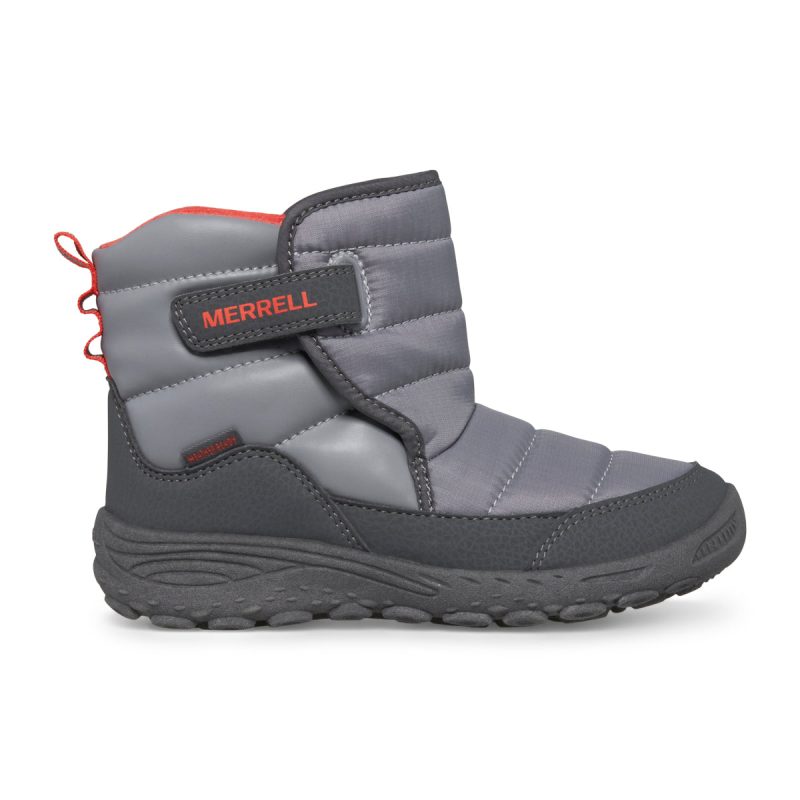 polar puffer boot littlekid grey orange grey orange 1