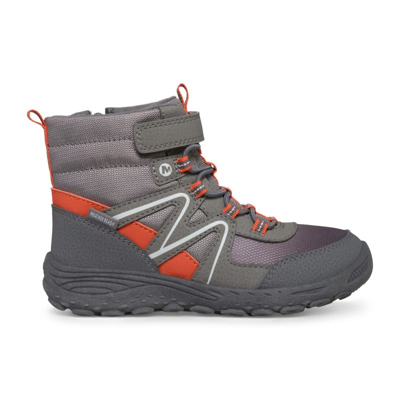 polar trekker boot bigkid gunsmoke orange gunsmoke orange 1