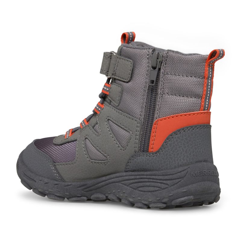 polar trekker boot bigkid gunsmoke orange gunsmoke orange 3