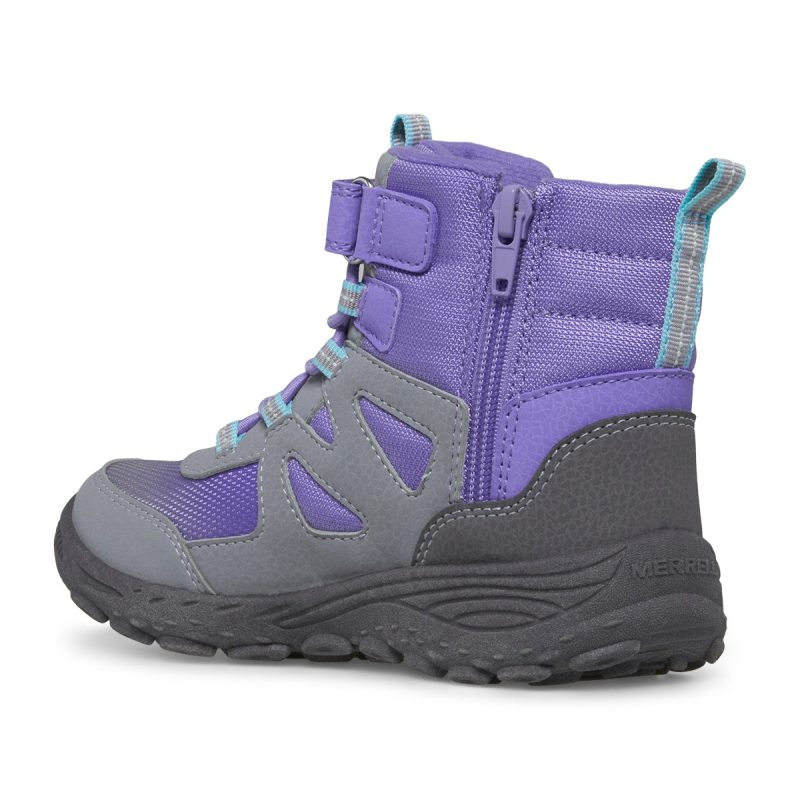 polar trekker boot bigkid grey purple turquoise 3