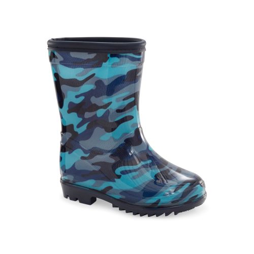 reino rain boot littlekid blue camo 2