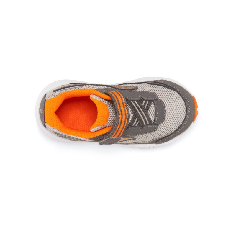 ride 10 jr sneaker littlekid grey orange grey orange 6