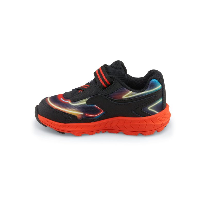 ride 10 jr sneaker littlekid neon black red neon black red 4