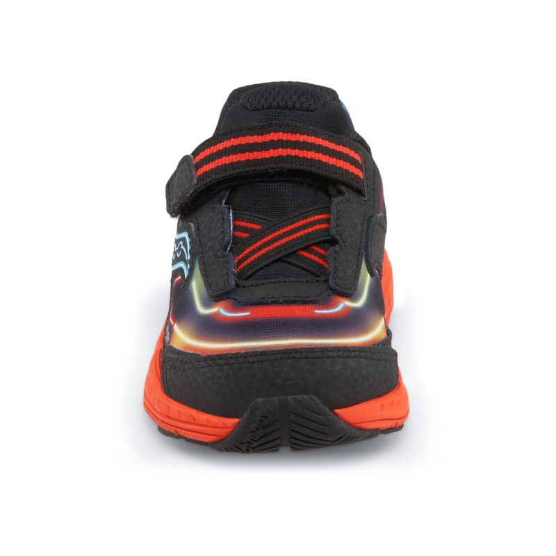 ride 10 jr sneaker littlekid neon black red neon black red 5