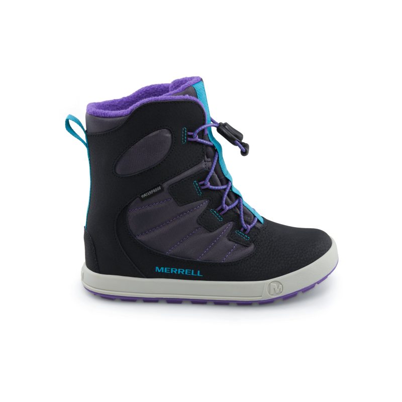 snow bank 40 waterproof boot bigkid black purple turquoise 1