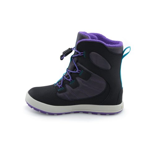 snow bank 40 waterproof boot bigkid black purple turquoise 4