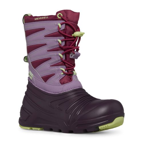 snow quest lite 30 waterproof boot bigkid burgundy purple mint burgundy purple mint 2