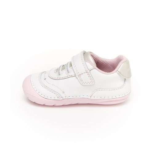 soft motion adalyn sneaker littlekid white silver 4