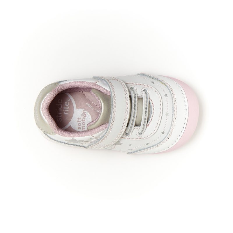 soft motion adalyn sneaker littlekid white silver 6