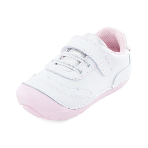 soft motion adalyn sneaker littlekid white silver 8