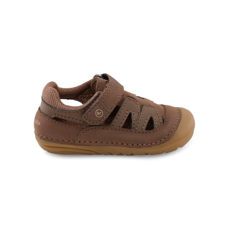 soft motion adam sneaker sandal littlekid brown 1