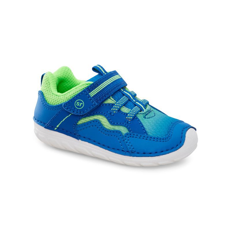 soft motion kylo sneaker littlekid blue lime blue lime 2