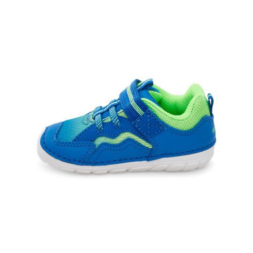 soft motion kylo sneaker littlekid blue lime blue lime 4