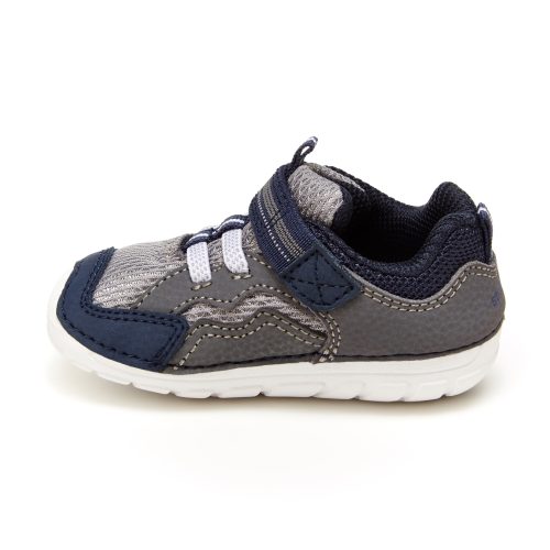 soft motion kylo sneaker littlekid navy grey 4