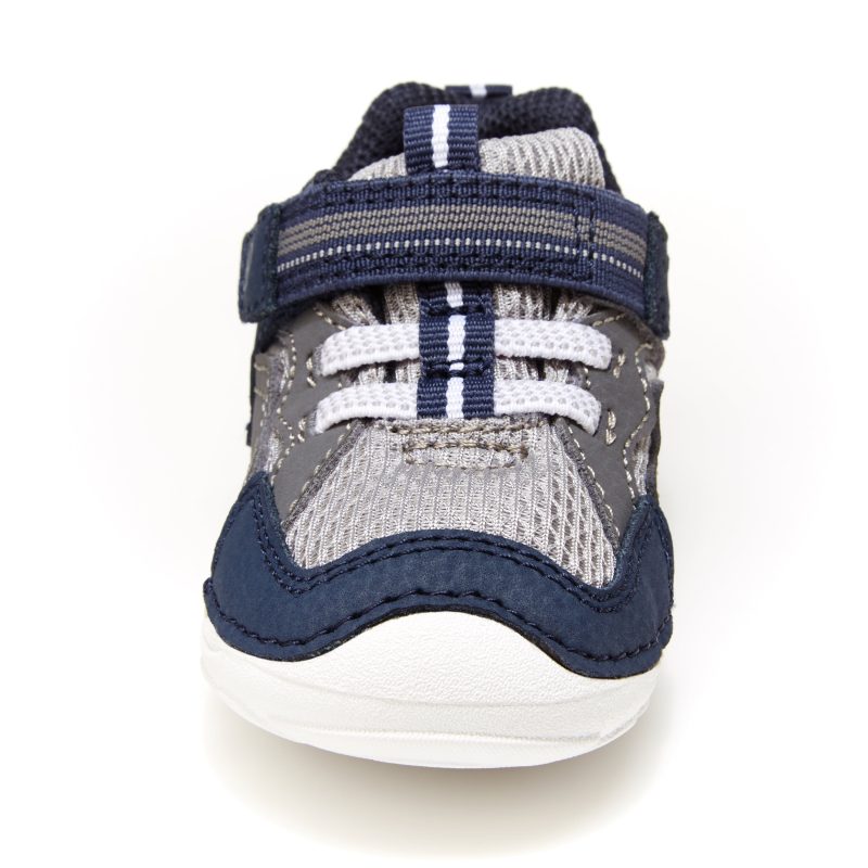 soft motion kylo sneaker littlekid navy grey 5