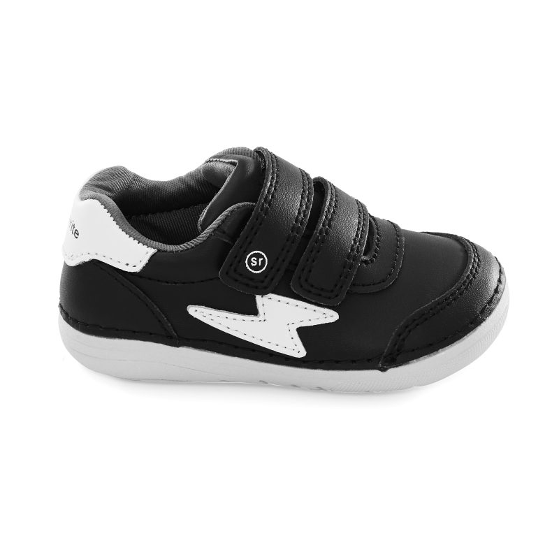 soft motion zips kennedy sneaker littlekid black 1