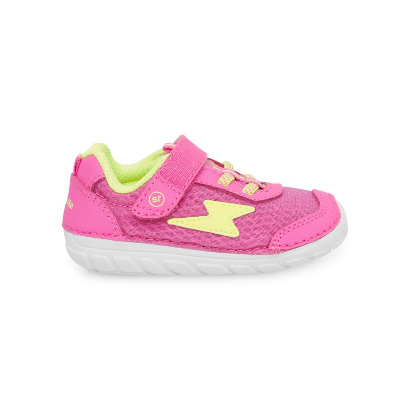 soft motion zips runner sneaker littlekid hot pink hot pink 1