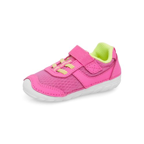 soft motion zips runner sneaker littlekid hot pink hot pink 8