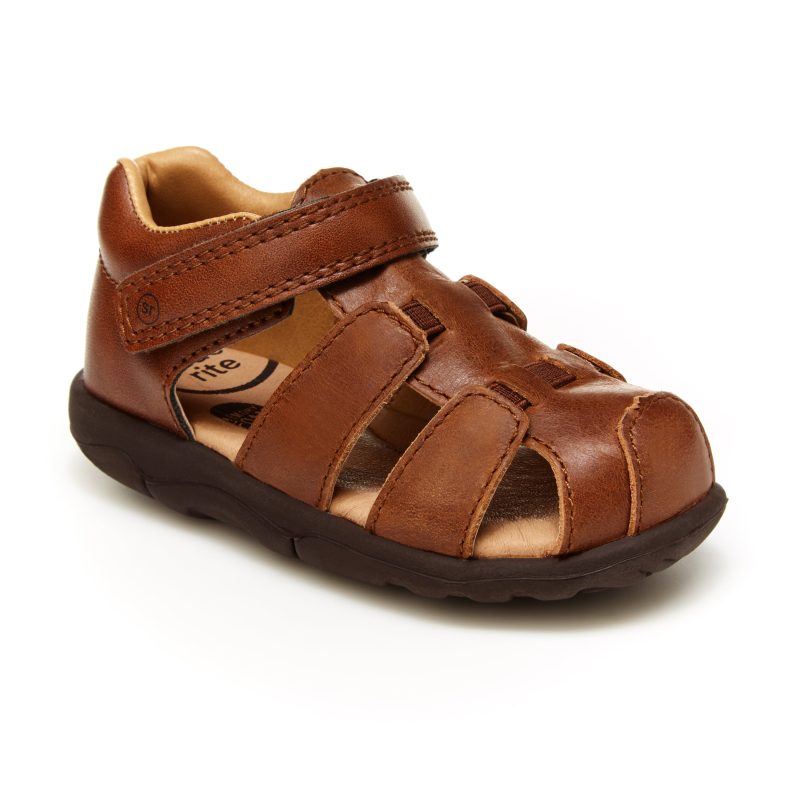 srtech archie sandal littlekid brown 2