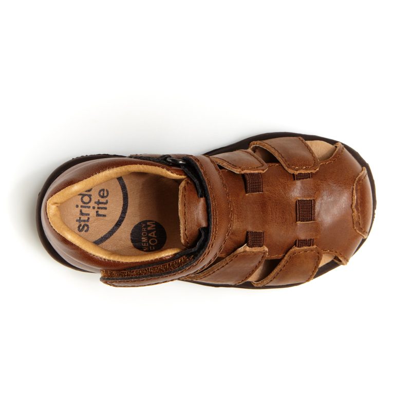 srtech archie sandal littlekid brown 6