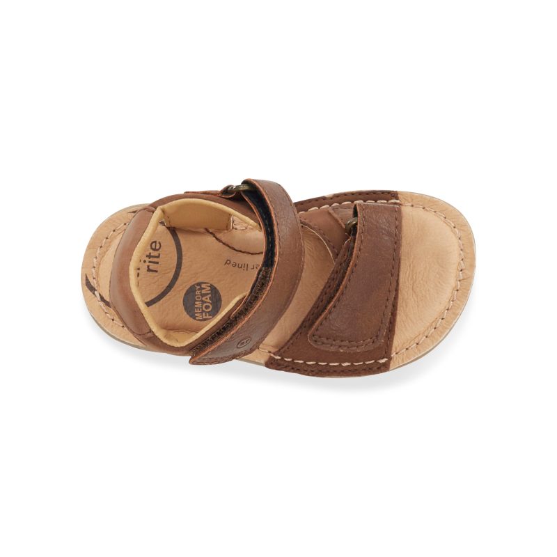 srtech aru sandal littlekid brown 7