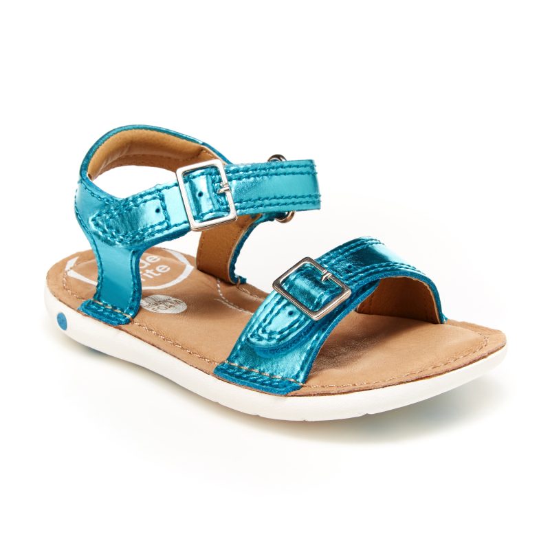 srtech kingsley sandal littlekid aqua 2