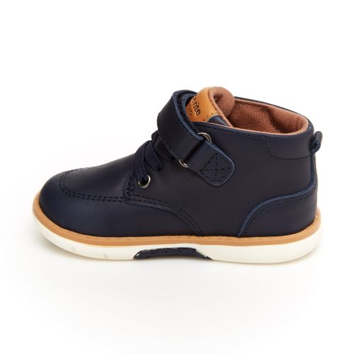 srtech quinn boot littlekid navy navy 4