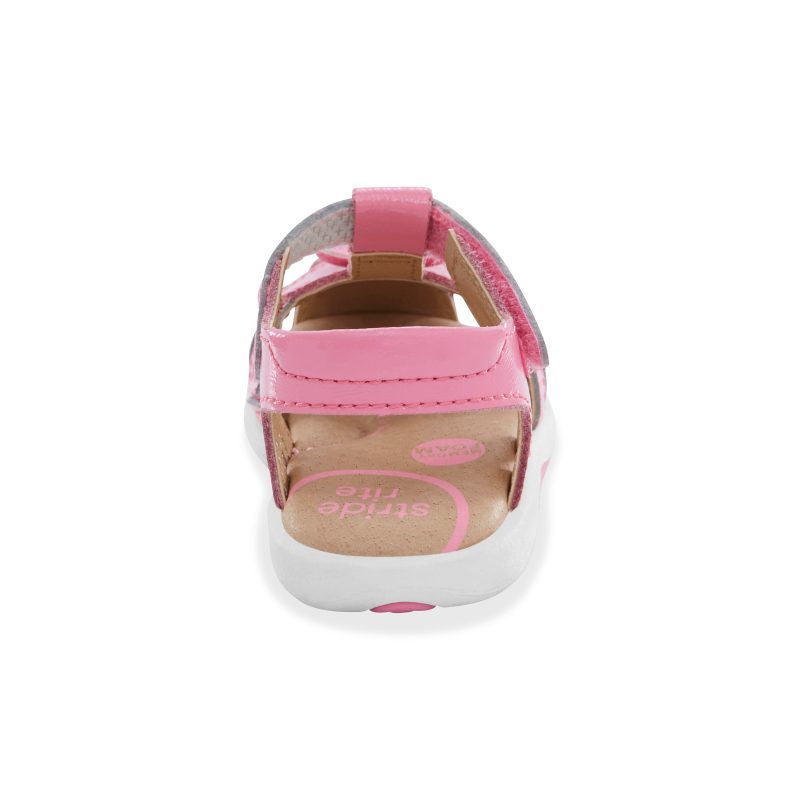 srtech zinnia sandal littlekid bright pink 3