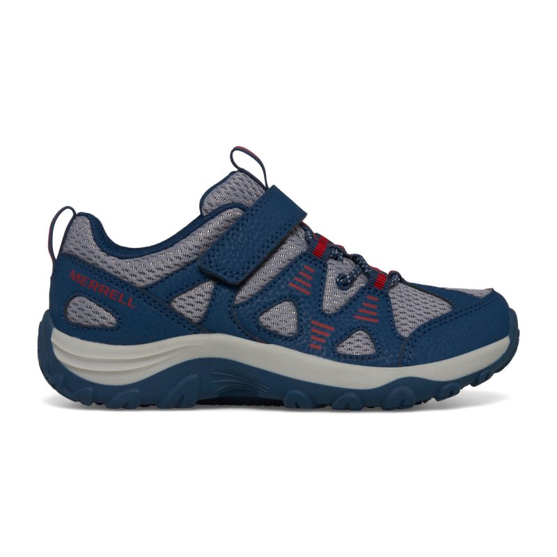 trail chaser 2 sneaker bigkid navy orange navy orange 1