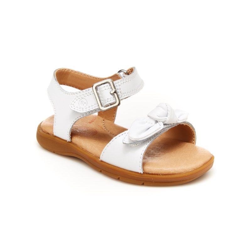 whitney sandal littlekid white white 2