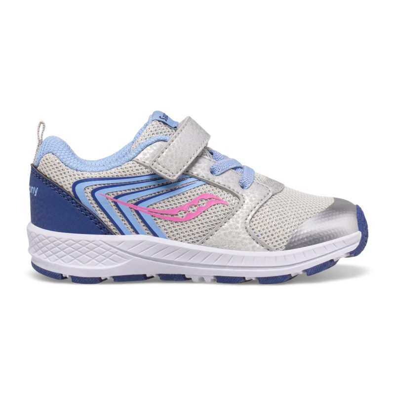 wind fst jr sneaker littlekid silver blue pink 1