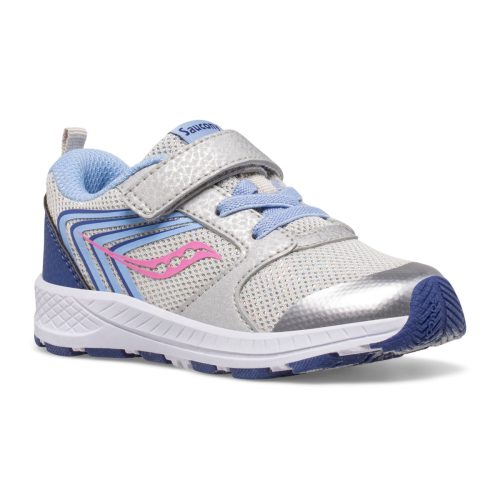 wind fst jr sneaker littlekid silver blue pink 2