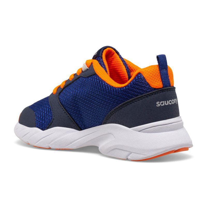 wind fst ltt sneaker bigkid navy orange navy orange 3