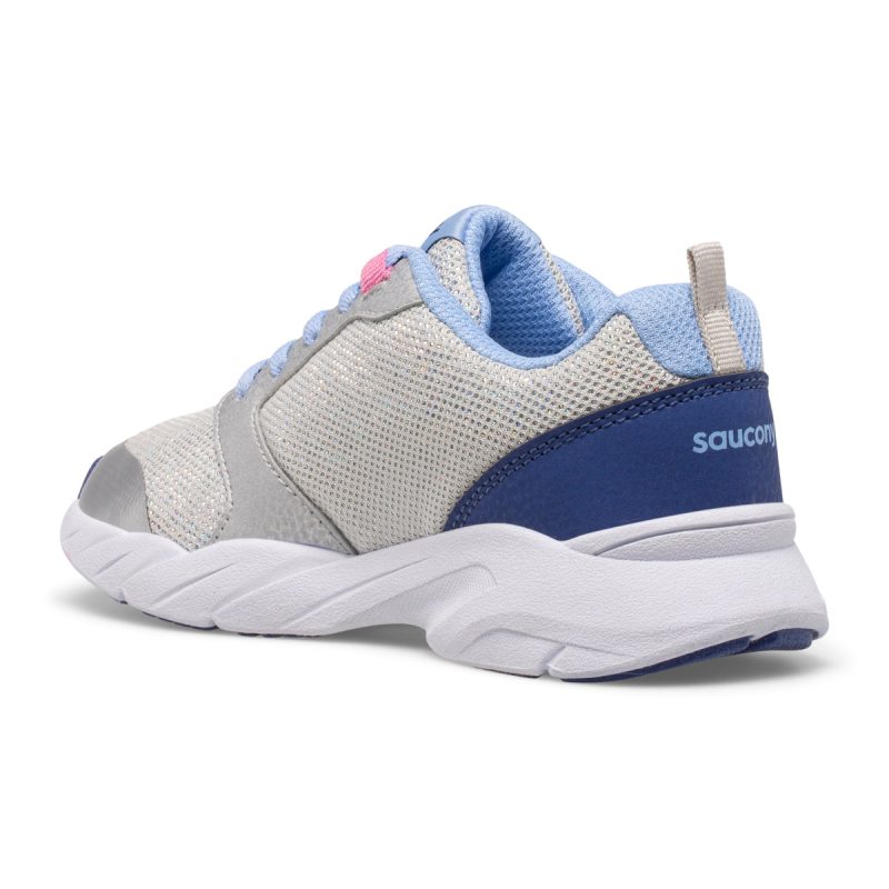 wind fst ltt sneaker bigkid silver blue pink 3