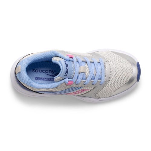 wind fst ltt sneaker bigkid silver blue pink 5