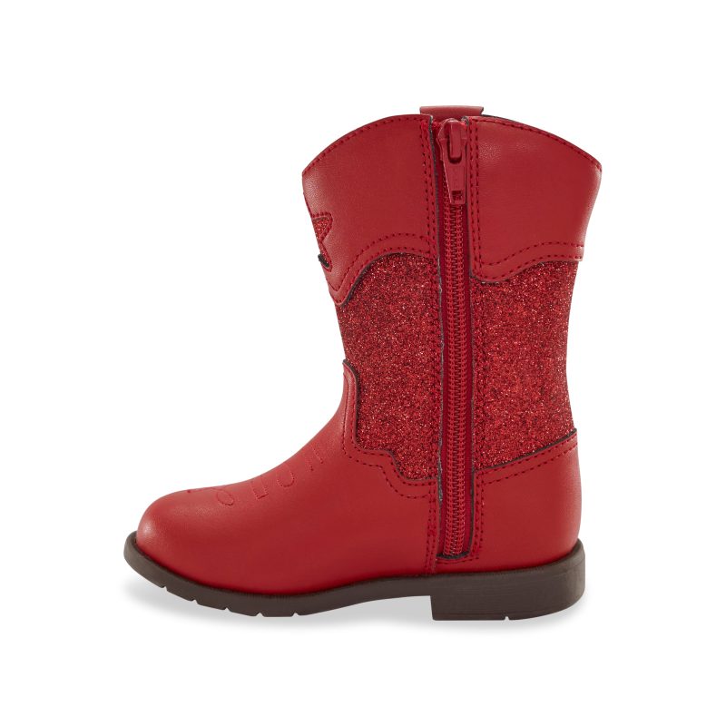 wynona western boot bigkid red red 7