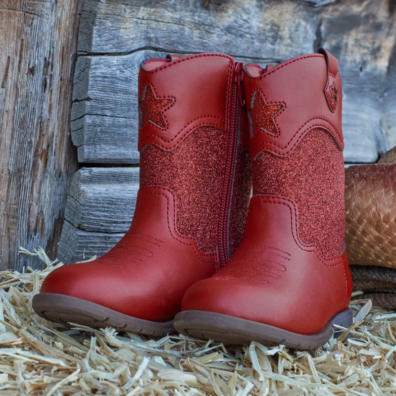 wynona western boot bigkid red red 9