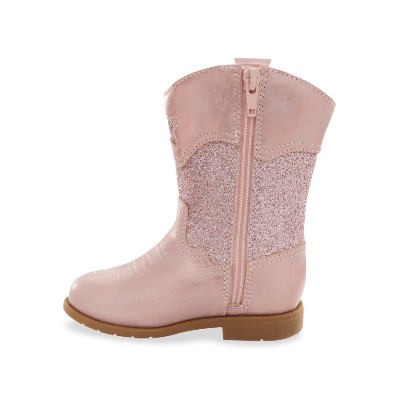 wynona western boot bigkid blush 10